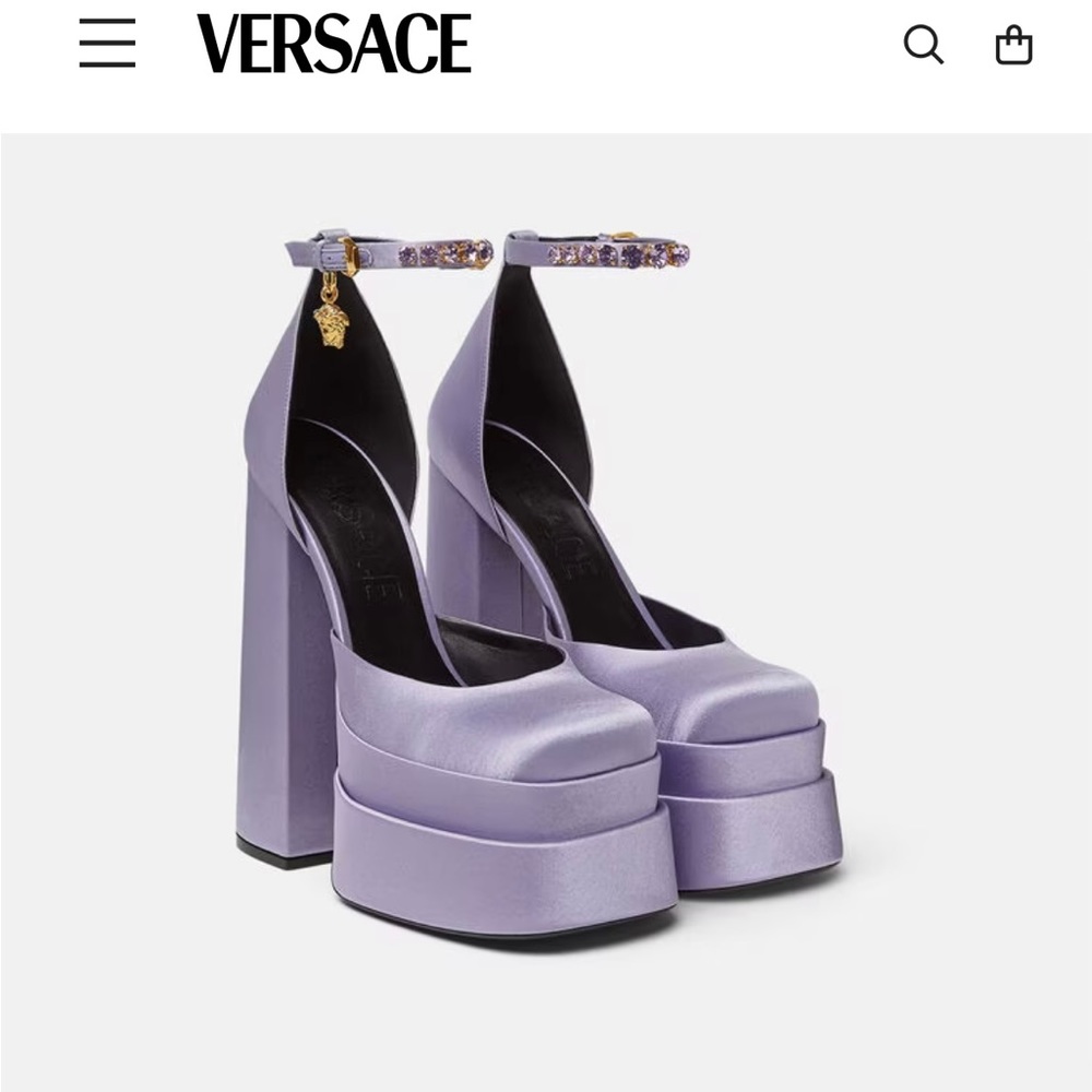 VERSACE MEDUSA AEVITAS PLATFORM PUMPS
